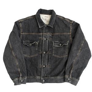 Old loom denim made in Italy salvage ￼denim jacket RARE men’s large